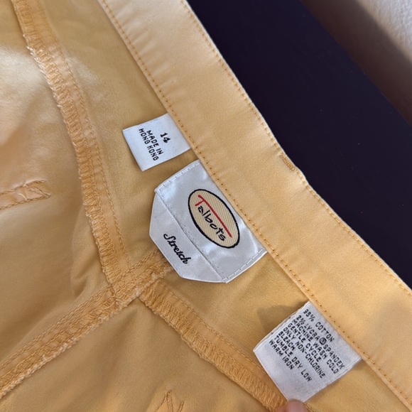 Talbots Women’s stretch yellow jeans size 14 - Picture 9 of 12